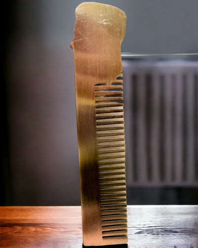 GroomMaster - Elegant Metal Comb with Engraving, personalized engraving
