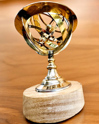 Astrolabium Artis - Handcrafted with Engraving Option, Office Decoration, Premium