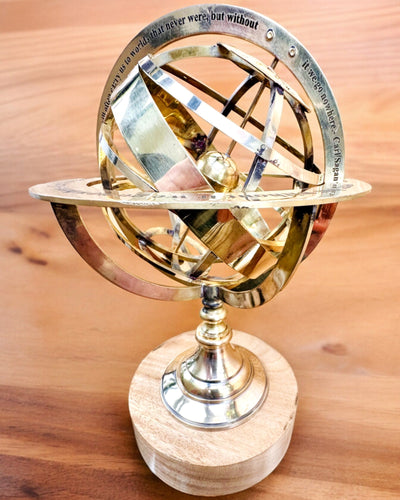 Astrolabium Artis - Handcrafted with Engraving Option, Office Decoration, Premium
