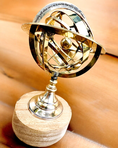 Astrolabium Artis - Handcrafted with Engraving Option, Office Decoration, Premium