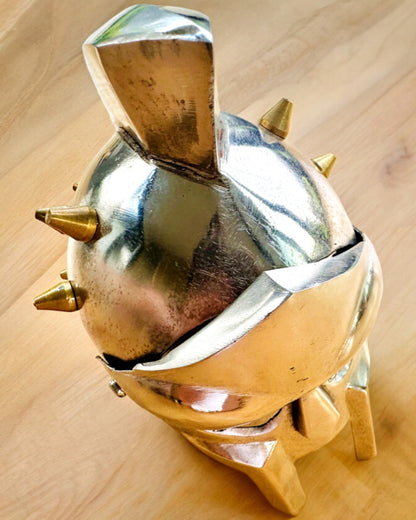 Gladiator Knight Mask "Sparta" - personalization with engraving available