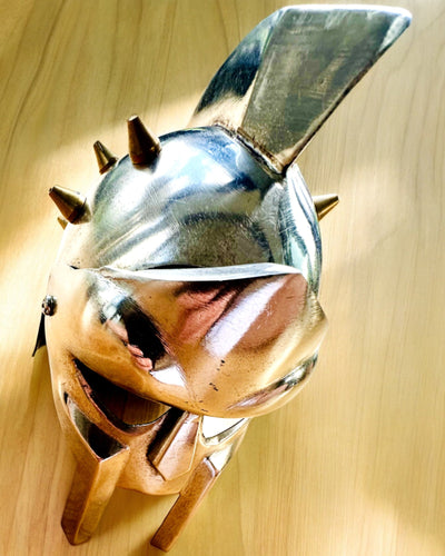 Gladiator Knight Mask "Sparta" - personalization with engraving available