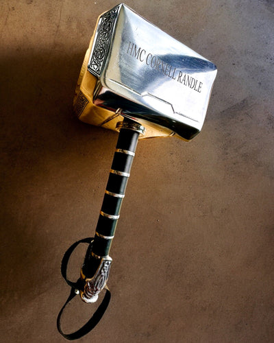 Thor's Hammer "Chief" - Handcrafted Artisan Hammer, personalized with engraving for a gift