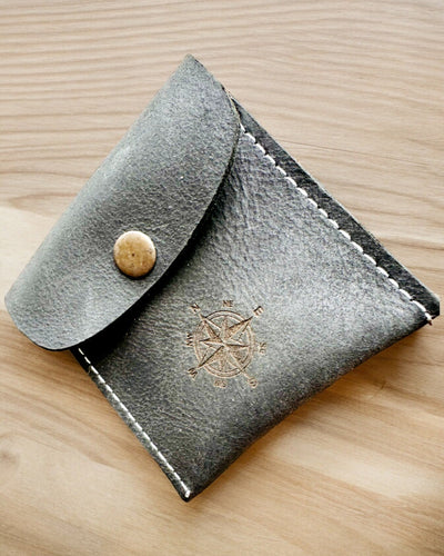 Case for pocket watch or Traveler compass - customizable with engraving