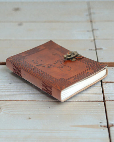 Cervus Spirit – Leather Notebook with a Deer Motif