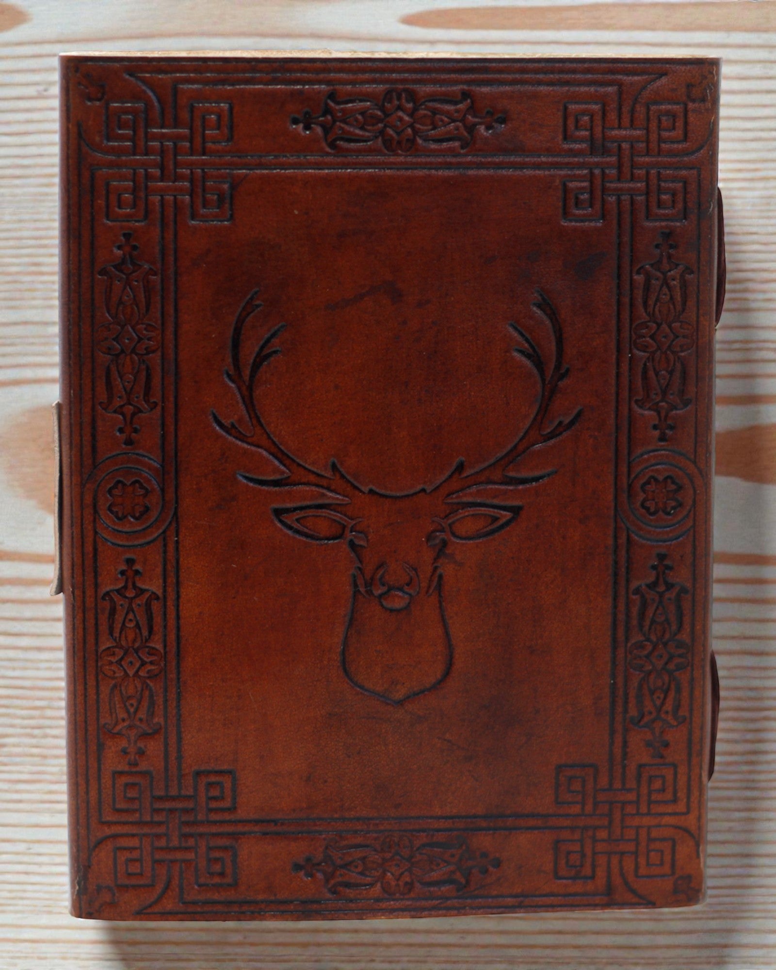 Cervus Spirit – Leather Notebook with a Deer Motif