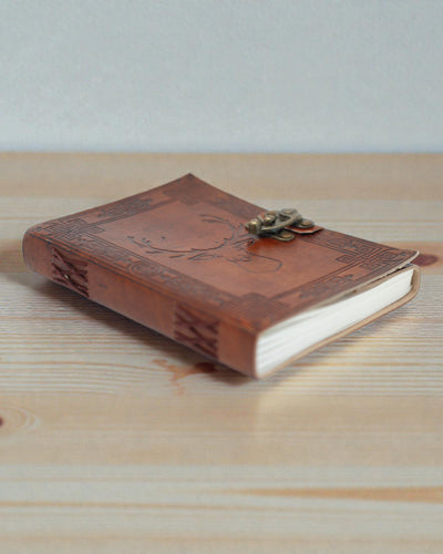 Cervus Spirit – Leather Notebook with a Deer Motif