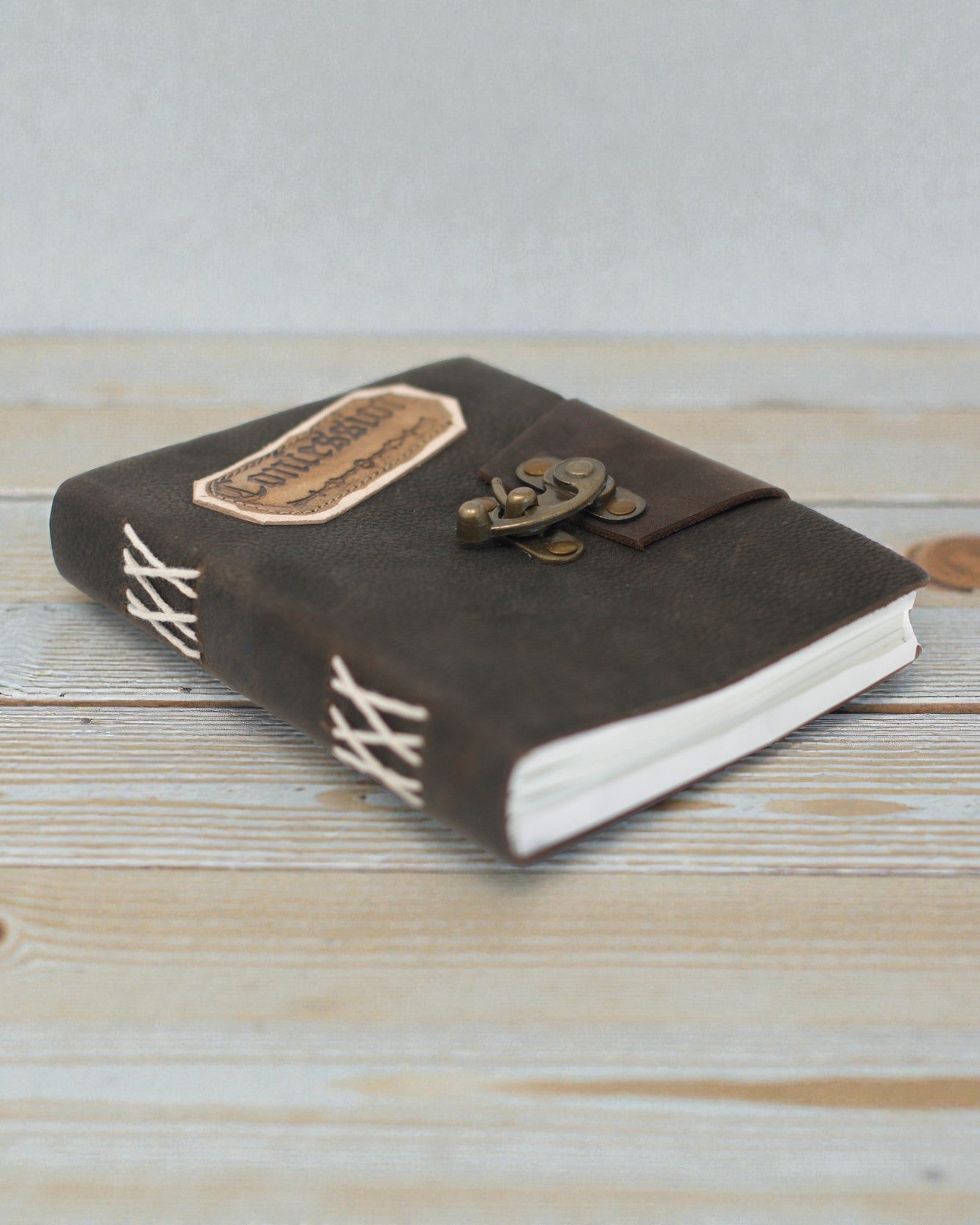 Secretum Anima – Leather Notebook Confession with Fastening