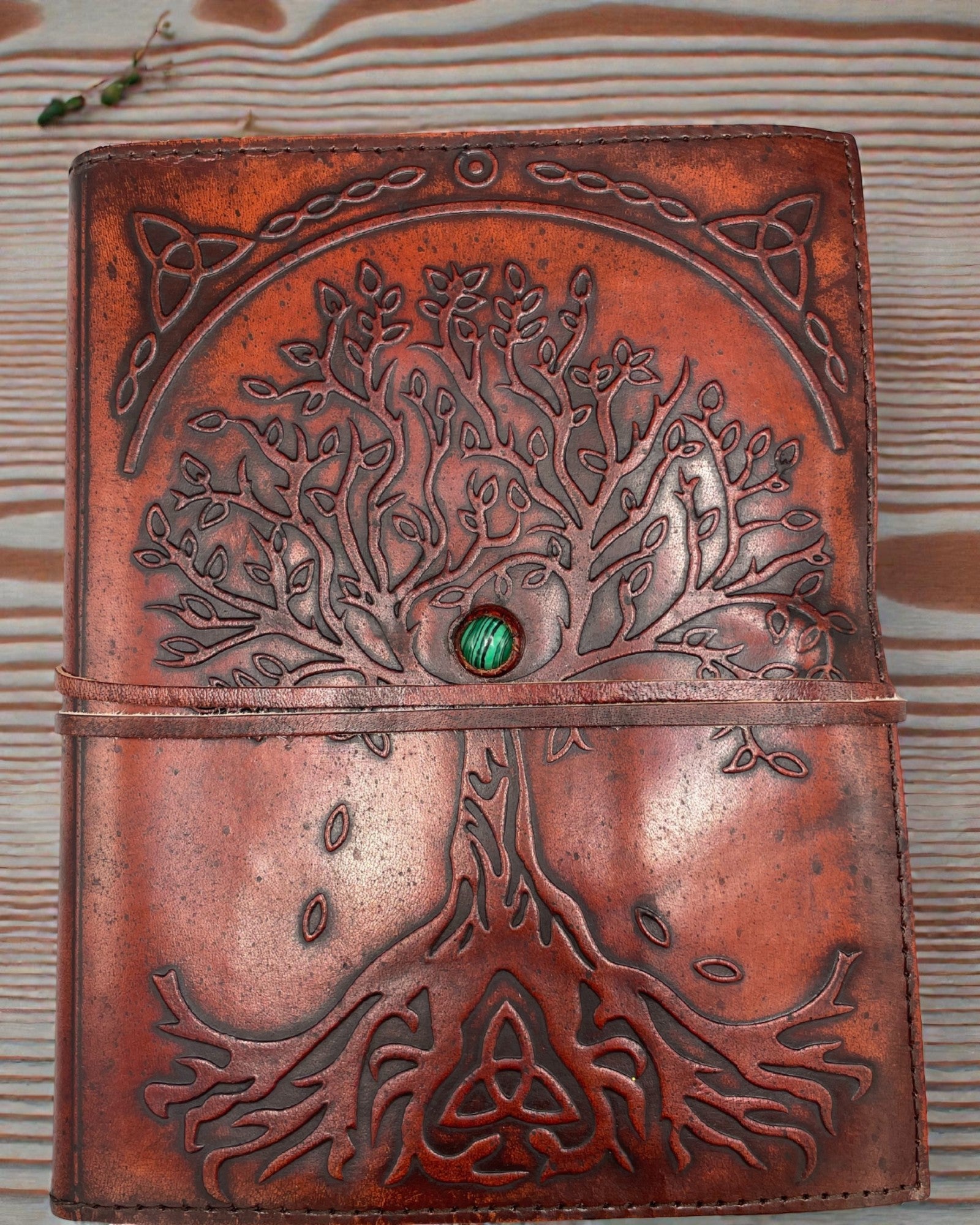 Large Leather Notebook Tree of Life – 20x16x2 cm