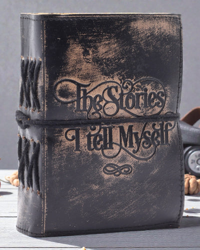 Narratio Anima – Leather Notebook The Stories I Tell Myself