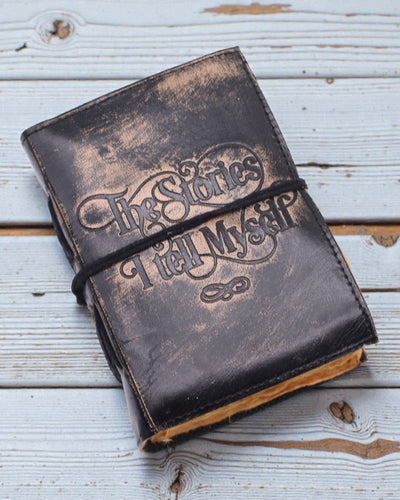 Narratio Anima – Leather Notebook The Stories I Tell Myself