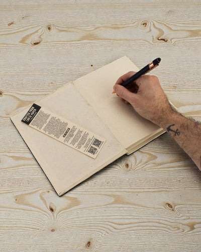 Large Elbow Notebook Inspirations – Real Life Happens Offline (45 sheets, 21 x 15 cm)