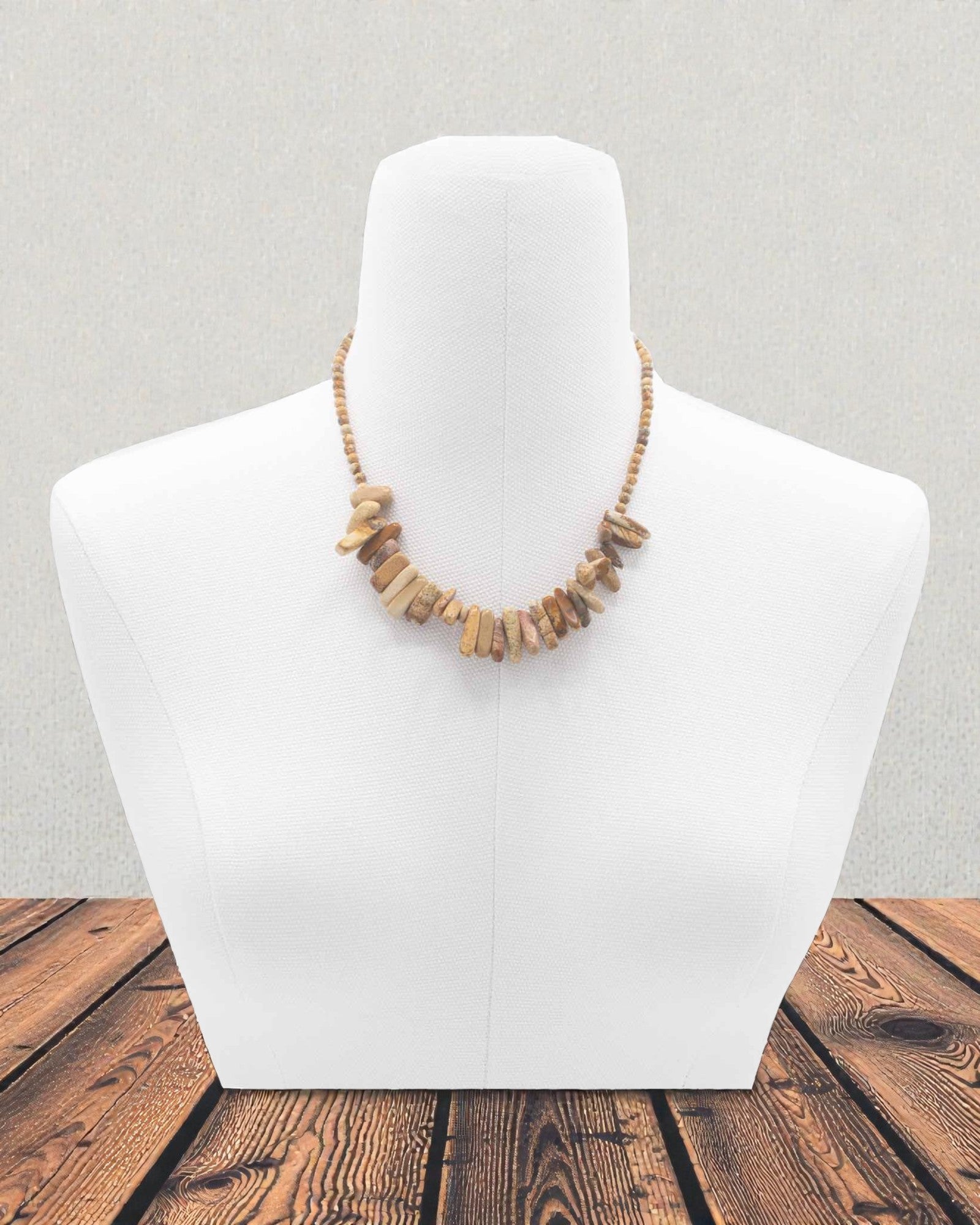 Longstone Precious-stone Necklace - Map Stone