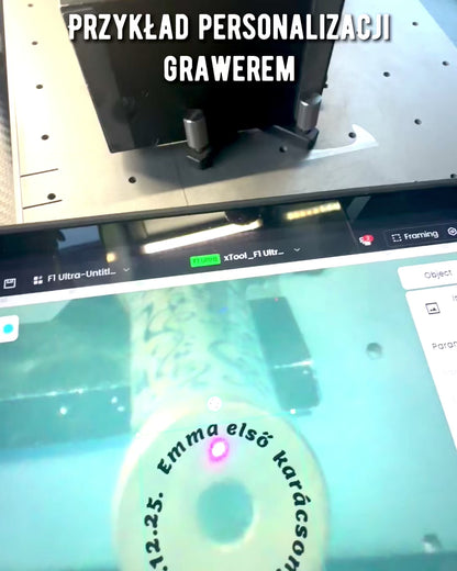 Kaleidoscope Vintage "Emerald Dreams", 15 cm – handcrafted, customizable with engraving for a gift