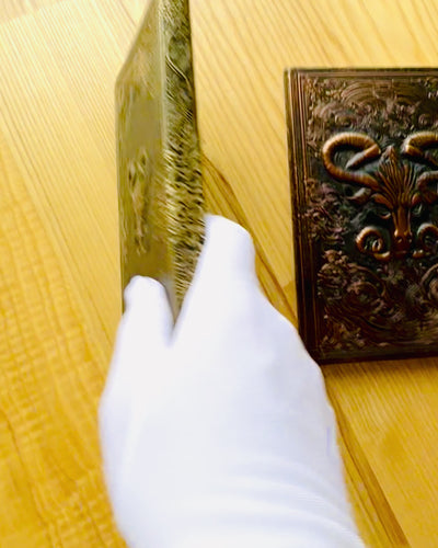 Magic Notebook, "Divine Bull" notepad - Elegant and Unique Stationery, personalized with engraving