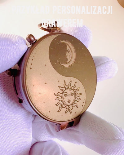 Indian Compass Odysseus – Retro Explorer's Gem - engraving option available