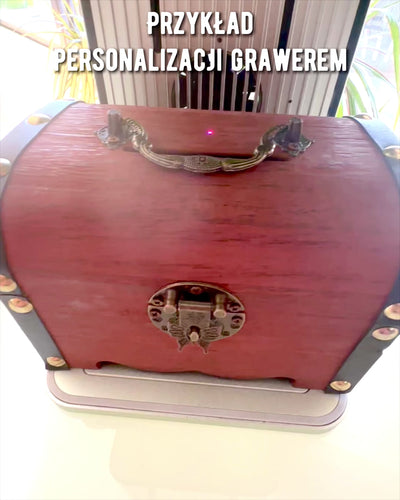 Magic Treasure Chest - Piggy Bank, personalization with engraving