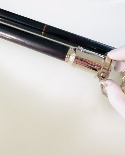 WALKING CANE WITH HANDLE AND TELESCOPE FUNCTION – ELEGANT AND FASHIONABLE, 95 CM - captain's "Navigator's Crest"