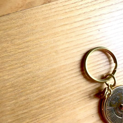 50-Year Calendar Keychain KR61 with Customizable Engraving