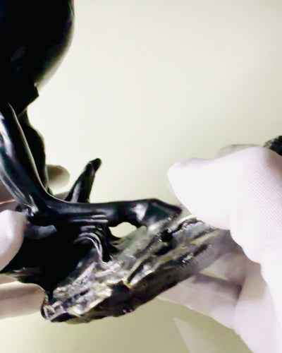 Black Pearl - Horse Sculpture Elegance in Motion - Engraving Available