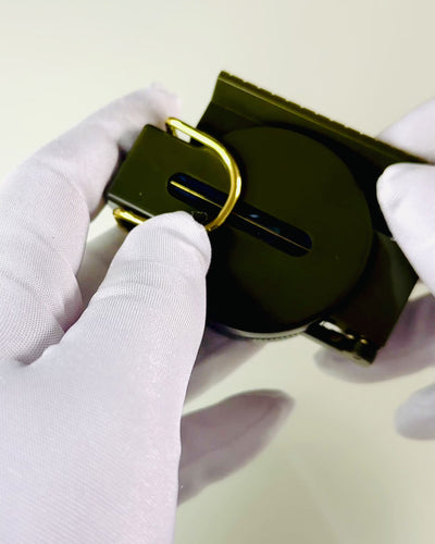 High Precision Waterproof Compass in Army Green Color – Reliable in Navigation, Engraving Option Available