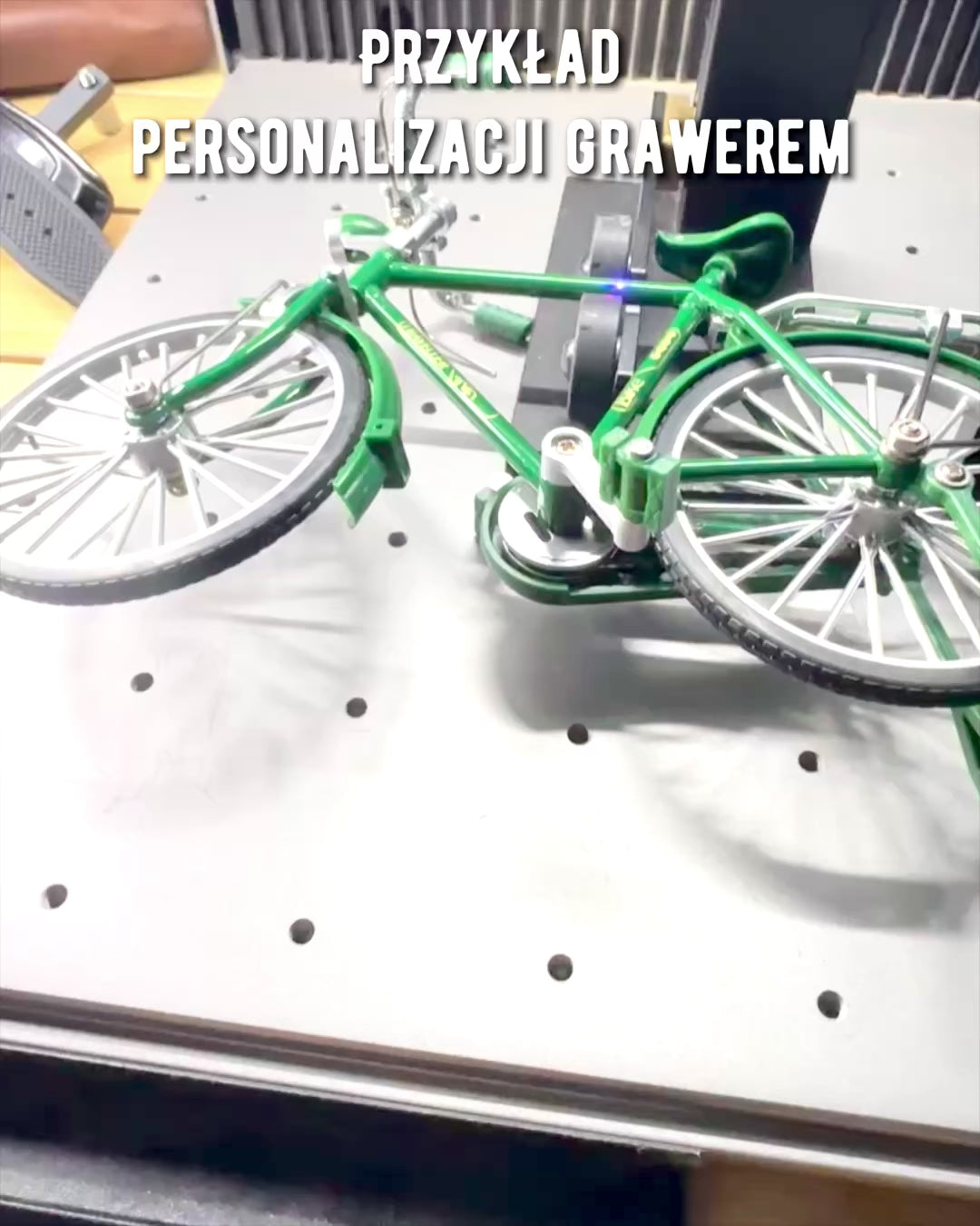 "Retro Classic" Bicycle Model - Miniature with Engraving, ideal as a gift