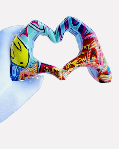 Decorative Figurine Colorful Decorative Handle ArtBrace - customizable with engraving, as a gift