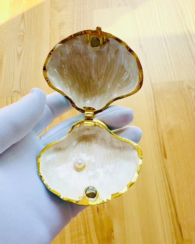 Treasure of Memories Shell - Jewelry Box with Custom Engraving Option, Gift