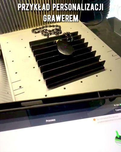 Obsidian Yin Yang Amulet with Engraving - Harmony and Protection, personalized engraving for a gift