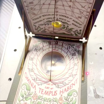 Kepler Diptych Sundial with Compass