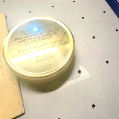 Brass Compass with 40-Year Calendar and Engraving Option