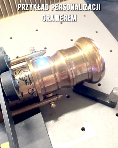 Navigator's Cane 2.0 with a compass and hidden telescope, customizable with engraving for a gift