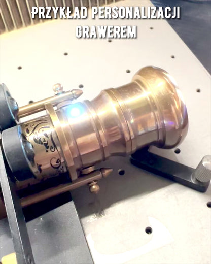 Navigator's Cane 2.0 with a compass and hidden telescope, customizable with engraving for a gift