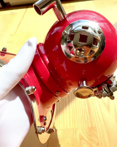 Deep Explorer's Helmet - Collector's Edition with Engraving Option, 35 cm, gift for firefighter or diver