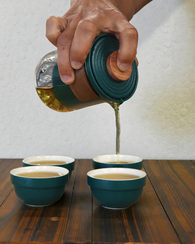 Mountain Expedition – Travel Tea Set with 4 Cups