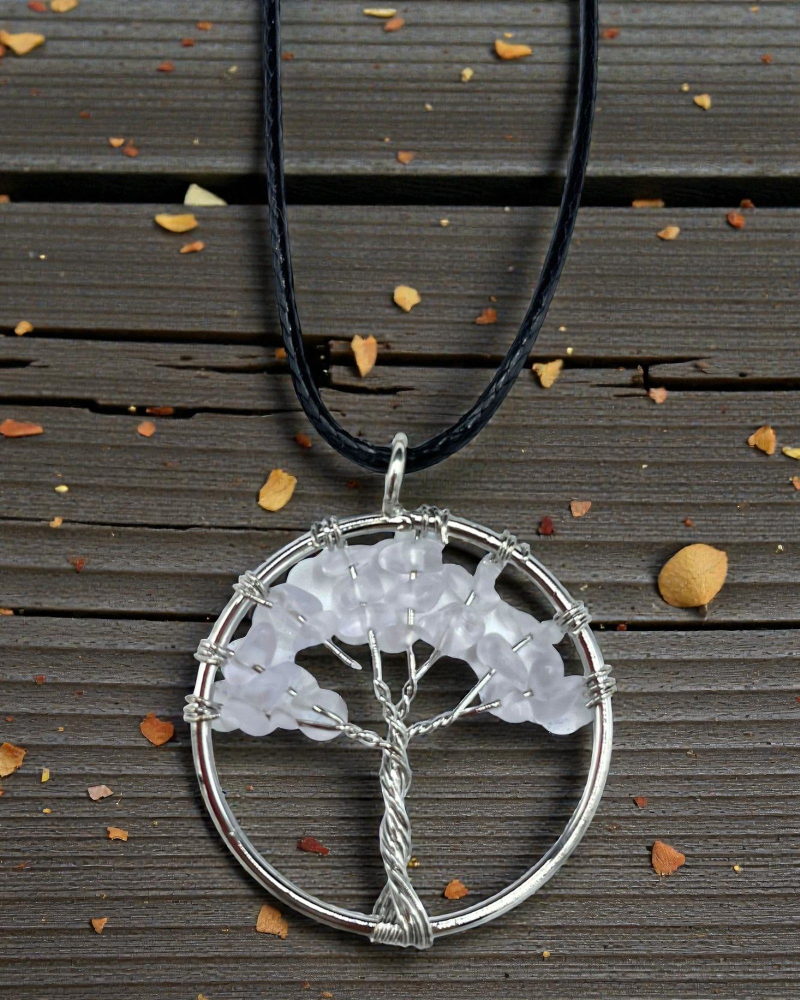 Tree of Life Necklace Pure Energy – Rock Crystal