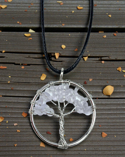Tree of Life Necklace Pure Energy – Rock Crystal