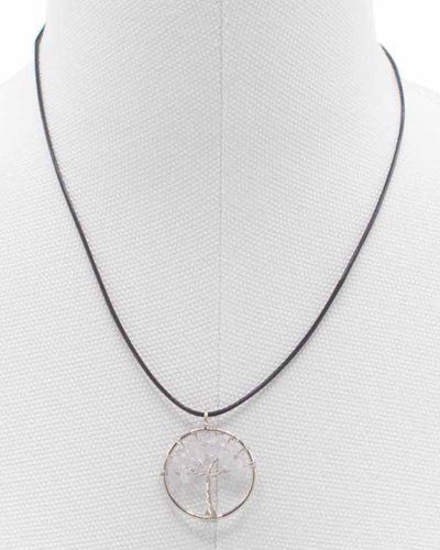 Tree of Life Necklace Pure Energy – Rock Crystal