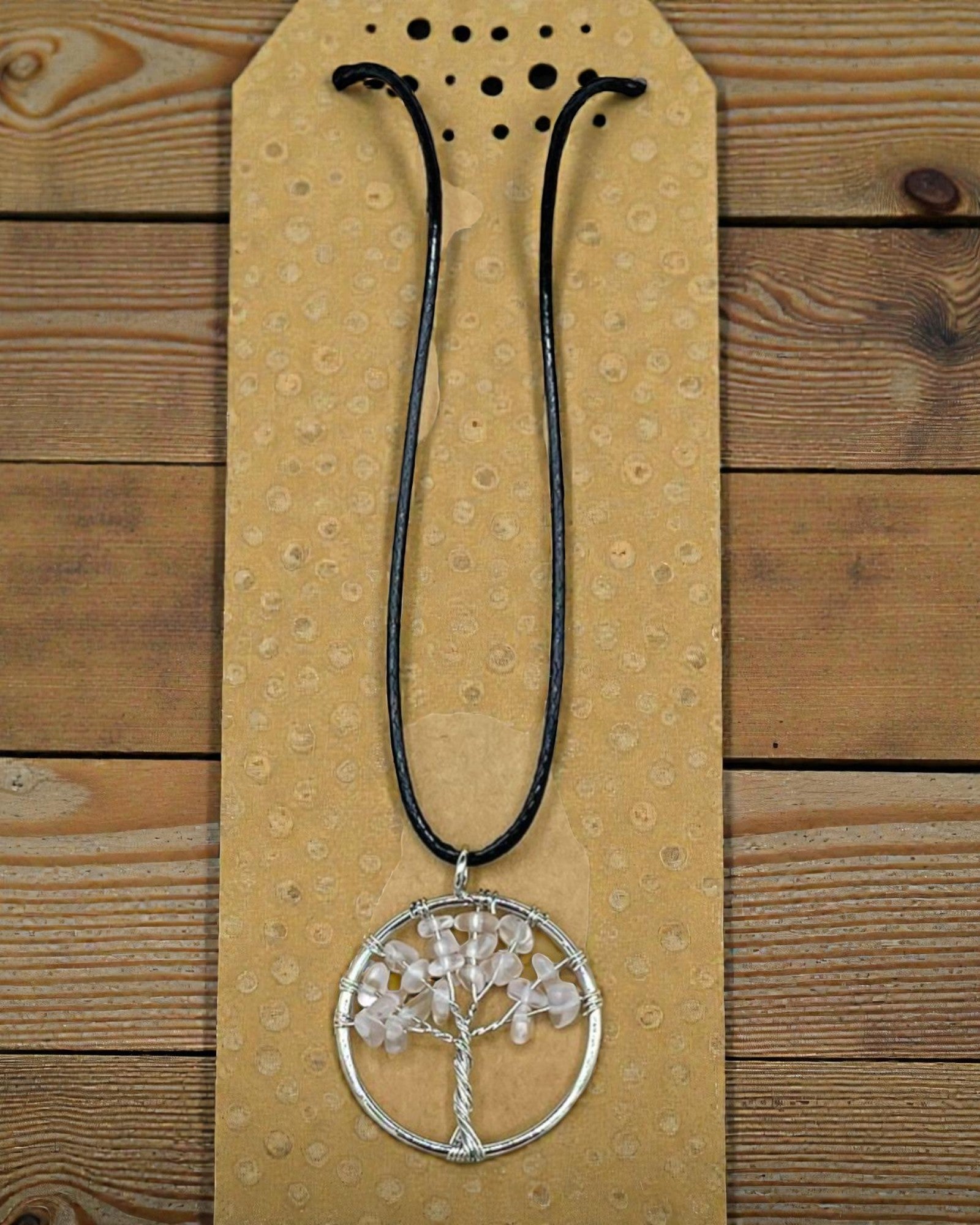 Tree of Life Necklace Pure Energy – Rock Crystal