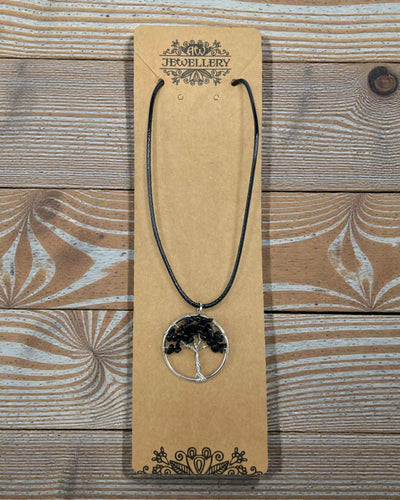 Tree of Life Necklace Strength and Protection – Black Agate