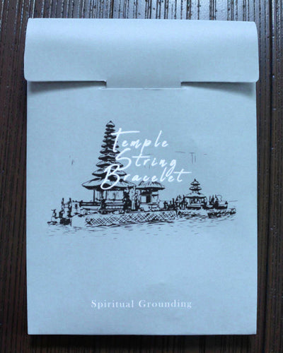 Temple String Bracelet Dharma Knot – Spiritual Grounding