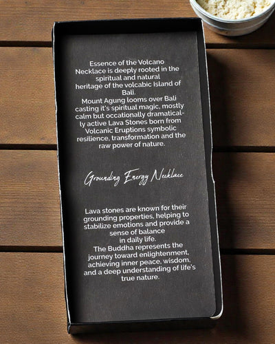 Essence of the Volcano Necklace – Grounding Energy