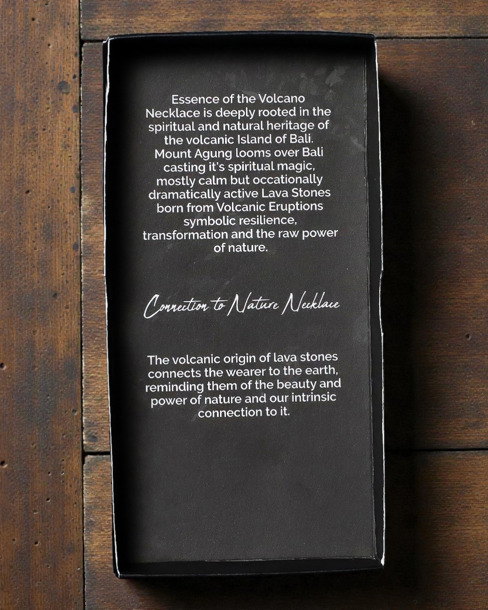 Essence of the Volcano Necklace – Bond with Nature