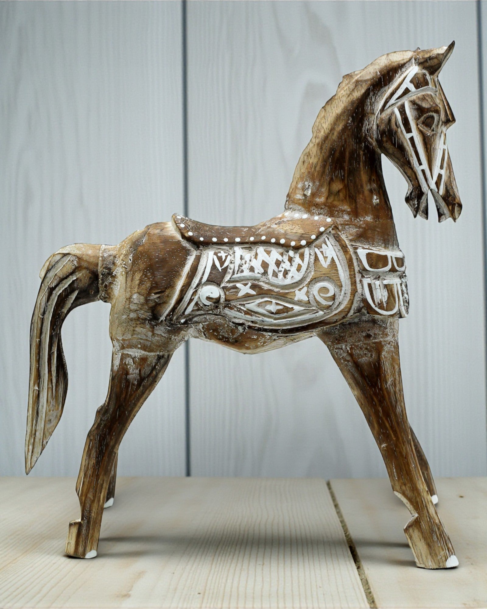 Medium Antique Horse 25 cm – Classic Oriental Sculpture