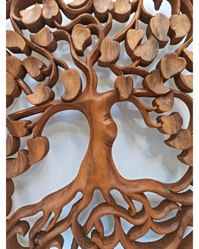 Decorative Wall Panel – Tree of Life Hearts 40 cm