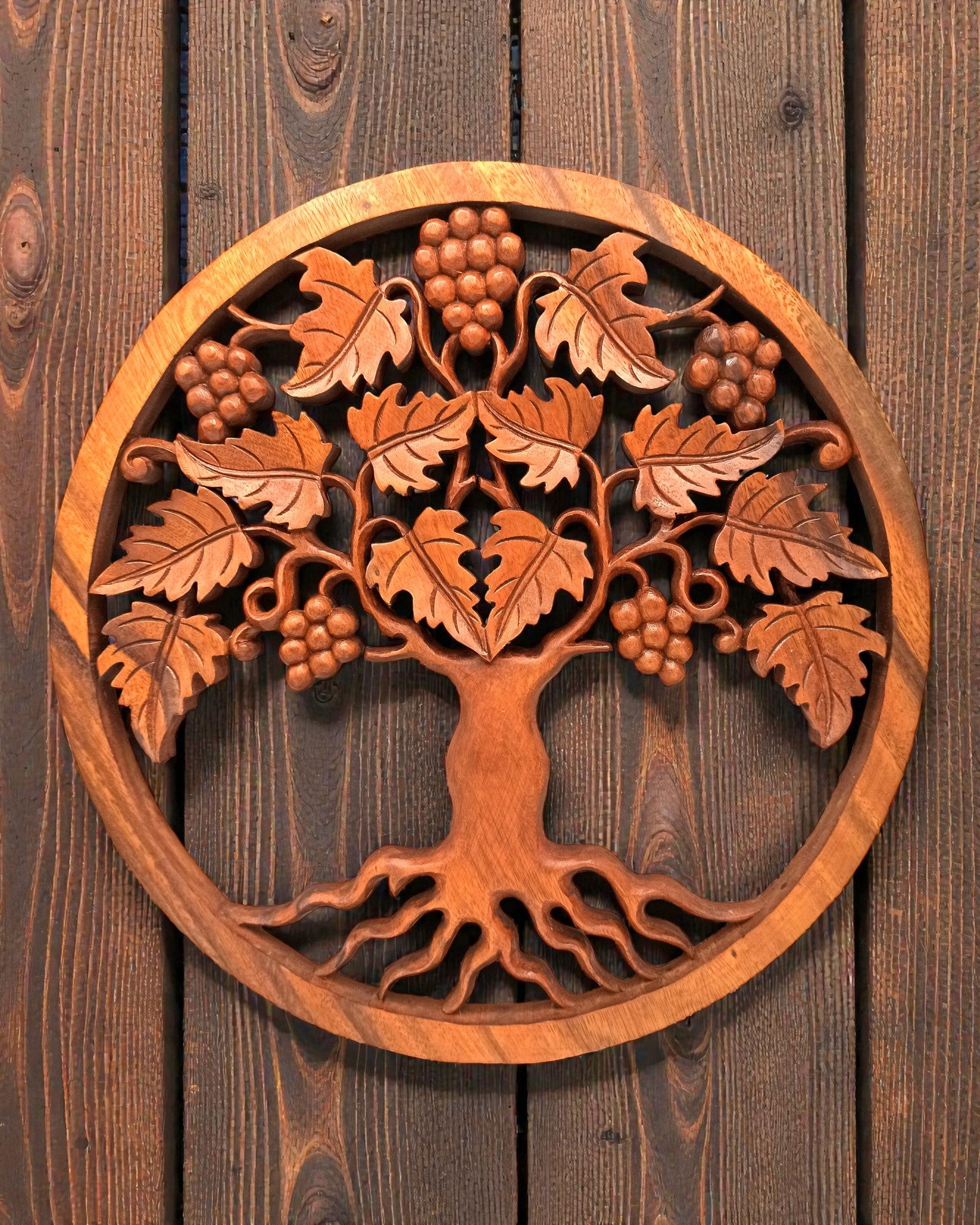 Decorative Wall Panel – Tree of Life Grapes 40 cm